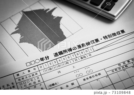 人口ピラミッド　退職所得の源泉徴収票・特別徴収票　少子高齢化　人口構成　超高齢社会　定年延長 73109848