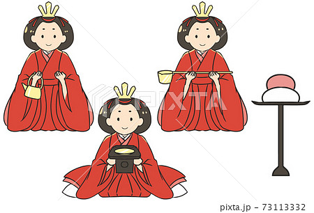 三人官女セット 三人官女セット 73113332