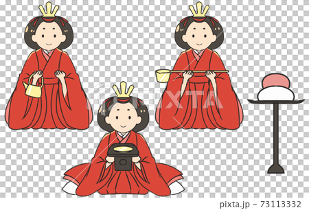 三人官女セット 三人官女セット 73113332