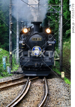 鬼怒川路を行く…蒸気機関車【C11-207】 73115770