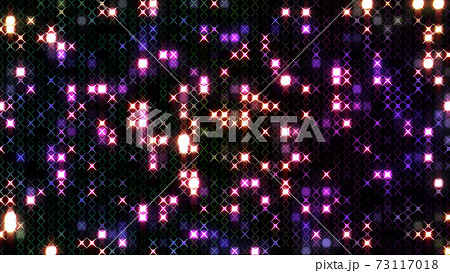 ドット イルミネーション キラキラ グリッド 点滅 動き 流れ LED クリスマス 73117018