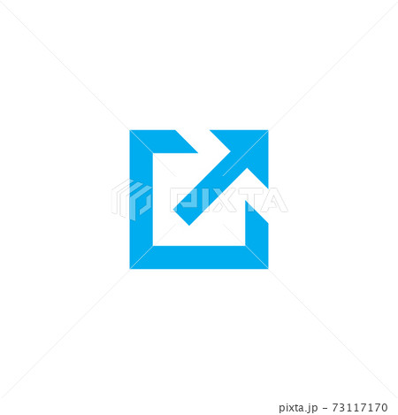 External Link Icon with Arrow and Box, Open in new window flat icon. Stock Vector illustration isolated on white background. External Link Icon with Arrow and Box, Open in new window flat icon. Stock Vector illustration isolated on white background. 73117170