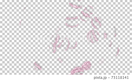 CGスフィア　レーザーをまとって転がる球体 73118141