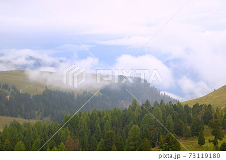Dolomites - mountain landscape. Dolomites is a mountain in Tyrol, Italy. 73119180