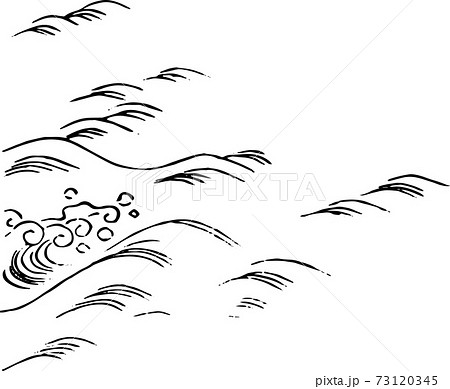 波（左下用） 73120345