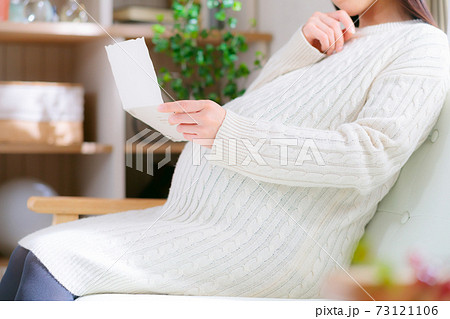 招待状　妊婦　考える　 73121106