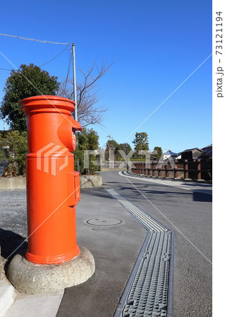千葉 香取 丸ポストのある風景(船着き場跡・保存ポスト) 千葉 香取 丸ポストのある風景(船着き場跡・保存ポスト) 73121194