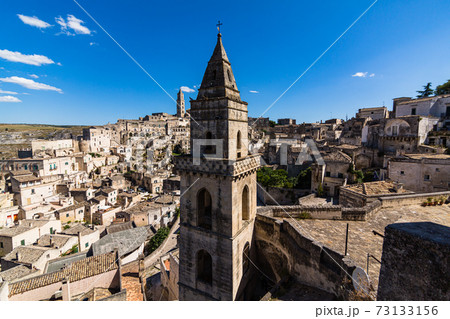 イタリア　マテーラの洞窟住居、マテーラ大聖堂と聖ペテロ教会 73133156
