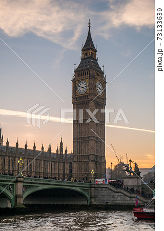 Big Ben in London from Thames River 73133639