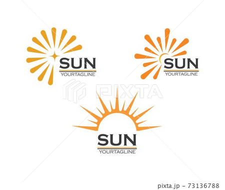 sun ilustration logo vector icon 73136788