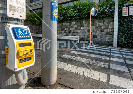 横断歩道の音響用歩行者用タッチ式スイッチ 73137041