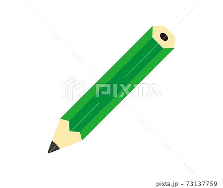 エンピツのベクターイラスト　鉛筆　筆記用具 73137759
