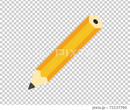 エンピツのベクターイラスト　鉛筆　筆記用具 73137760