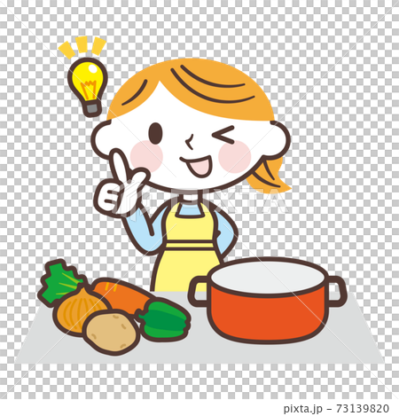 一個拿出食譜的女人 73139820