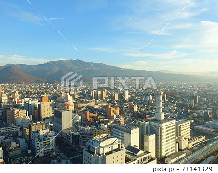 山形市全景　山形駅東口 73141329