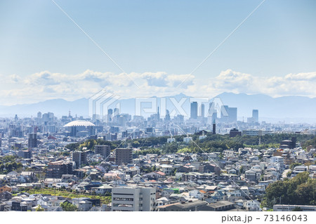 スカイワードあさひより遠く名駅高層ビル群を望む スカイワードあさひより遠く名駅高層ビル群を望む 73146043