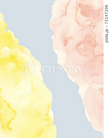 水彩　背景　招待状　高級　ピンク　バラ　サクラ　名刺　カード　背景　テンプレート　ウェルカムボード 73147206