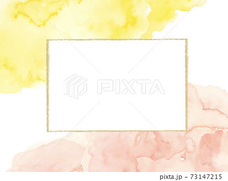 水彩 背景 招待状 高級 ピンク バラ サクラ 名刺 カード 背景 テンプレート ウェルカムボードのイラスト素材