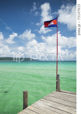 sok san pier in koh rong island cambodia sok san pier in koh rong island cambodia 73147615