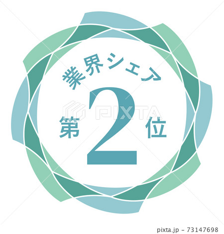 業界シェア第2位 業界シェア第2位 73147698