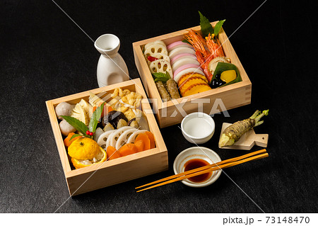 おせち料理　Japanese food  New Year dishes (OSECHI) 73148470