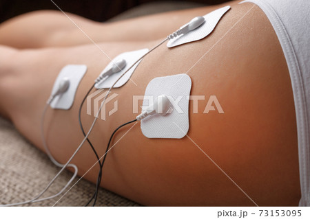 Electrode Stimulating massage of the buttocks and legs at home. 73153095