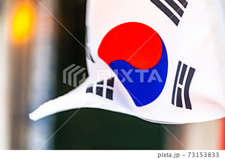 はためく韓国国旗 はためく韓国国旗 73153833