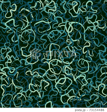 Abstract seamless pattern background of random curved lines for fabric design 73154486