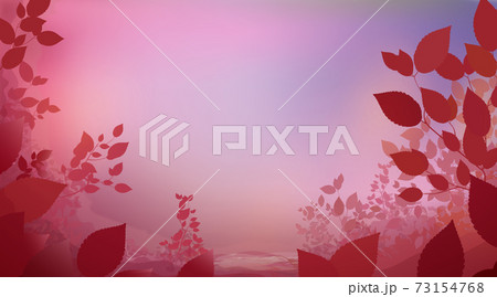 Abstract red pink colour background with glade foliage, horizontal panoramic view. Meadow blur. Abstract red pink colour background with glade foliage, horizontal panoramic view. Meadow blur. 73154768
