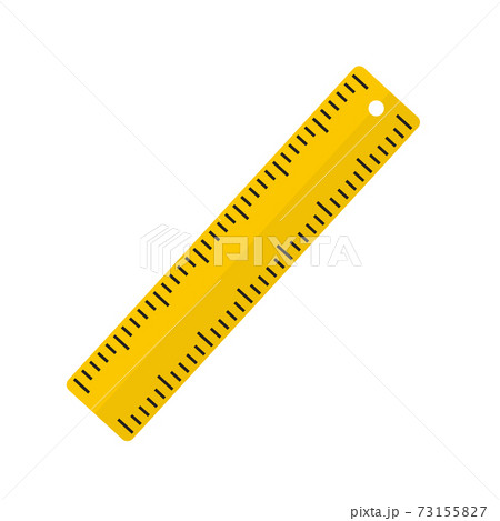 Flat Ruler icon. Isolated rule icon for your web design. Vector Illustration EPS10 73155827