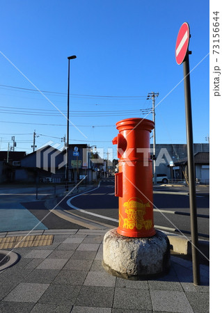千葉 香取 丸ポストのある風景(JR佐原駅前) 千葉 香取 丸ポストのある風景(JR佐原駅前) 73156644