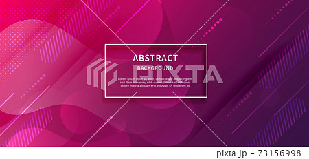 Banner design geometric purple pink gradient background with copy space for text. 73156998
