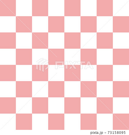 Vector seamless pattern of pink chess board 73158095