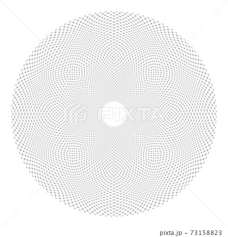 Abstract circle lacy net pattern. 3D illusion. 73158823