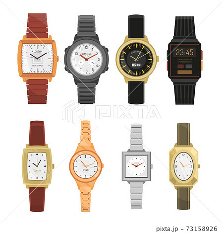Man And Woman Wrist Watches Set Man And Woman Wrist Watches Set 73158926