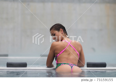 Sexy woman in hot pool Sexy woman in hot pool 73159155