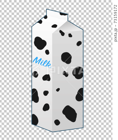 牛乳パック_牛柄 73159172