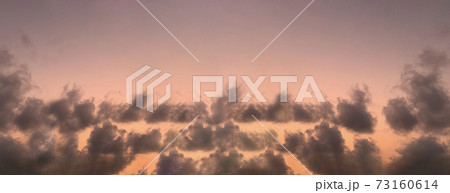 Twilight sky with clouds in the sun rises. 73160614