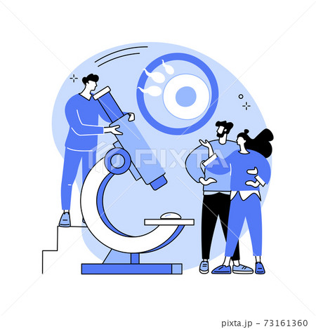 Infertility diagnosis abstract concept vector illustration. 73161360