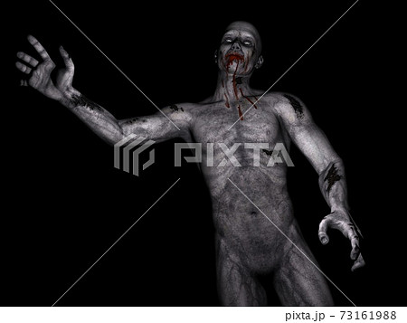 Zombie for Halloween - 3D render 73161988