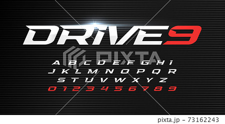 Dynamic letters and numbers set. Drive alphabet, dynamic font, wind type for modern sport logo, motion headline and action lettering. Vector typographic design. Dynamic letters and numbers set. Drive alphabet, dynamic font, wind type for modern sport logo, motion headline and action lettering. Vector typographic design. 73162243