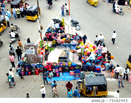 The street view from Charminar tower. Best destination in IncredibIe 73162443