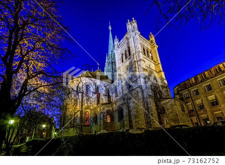 Saint-Pierre cathedral in Geneva, Switzerland 73162752