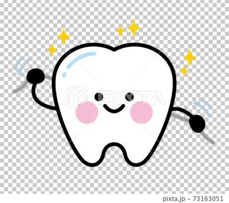 Tooth character dental floss - Stock Illustration [73163051] - PIXTA