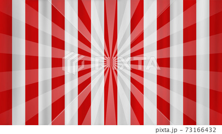集中線 紅白幕 脚光 祝いの背景素材 73166432