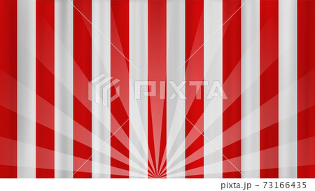 集中線 紅白幕 脚光 祝いの背景素材 集中線 紅白幕 脚光 祝いの背景素材 73166435