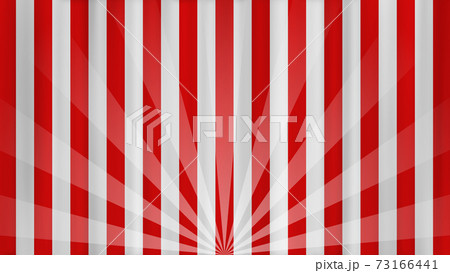 集中線 紅白幕 脚光 祝いの背景素材 集中線 紅白幕 脚光 祝いの背景素材 73166441