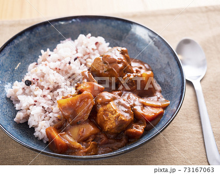 サバ缶カレーライス　雑穀米 73167063