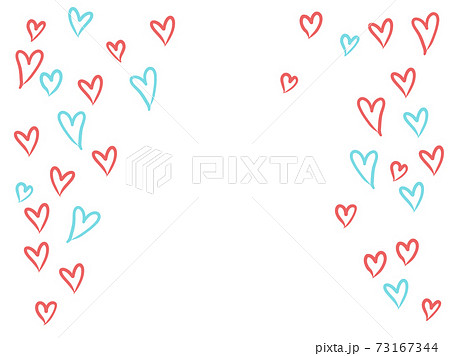 ハートの舞う背景 イラストのイラスト素材 [73167344] - PIXTA