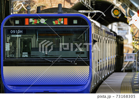 横須賀線【E235系普通】JR田浦駅ホーム 横須賀線【E235系普通】JR田浦駅ホーム 73168305